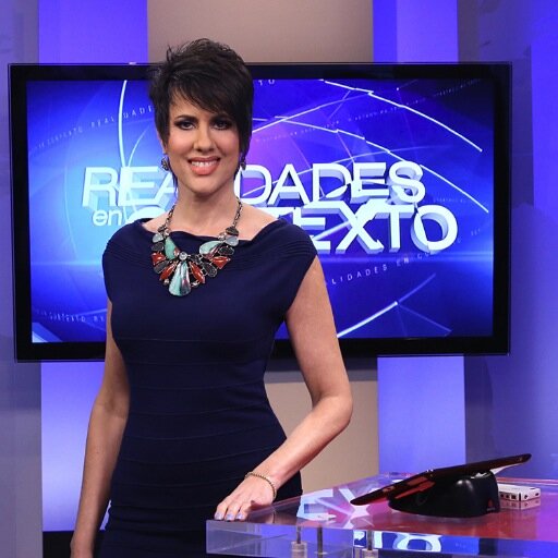 CNN en Español, Realidades en Contexto host, Mercedes Soler Image from: Twitter @mercedescnn